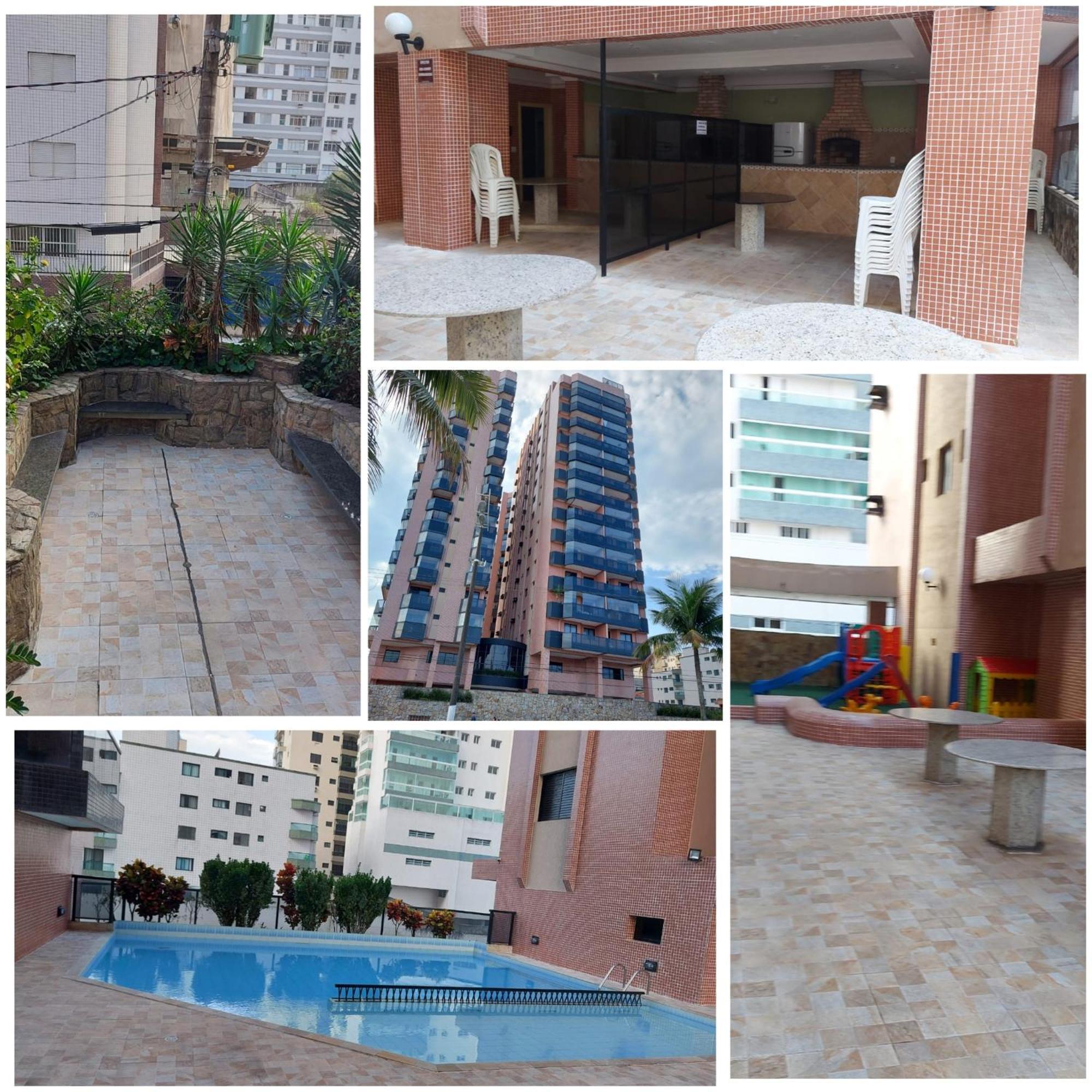 Guilhermina Frente Para O Mar Praia Grande (Santos) Exterior foto